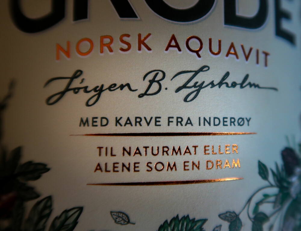 <b>HEDER:</b> Da Arcus i fjor høst lanserte sin nyeste akevitt, ble karven fra Inderøy spesielt markert på etiketten.