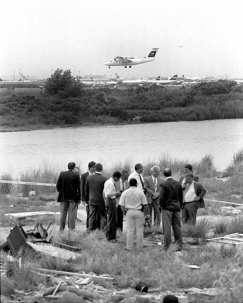 <b>SYNLIG FRA OVEN:</b> Et av stedene Joel Rifkin etterlot ofre var like ved rullebanene på John F. Kennedy-flyplassen utenfor New York.