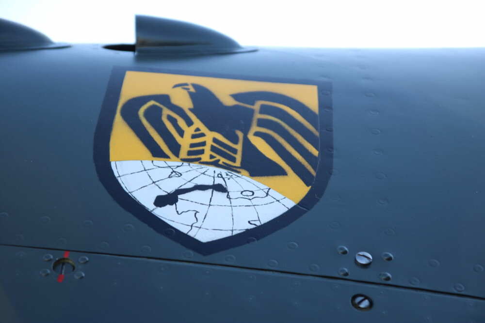 <b>EMBLEM:</b> Adler-emblemet er hentet fra fly som var stasjonert på Sola i 1943.