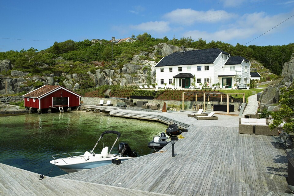 SØRLANDSPERLE: Under «Mesternes mester»-oppholdet bor deltagerne i villaen Kampedalen mellom Lillesand og Kristiansand.