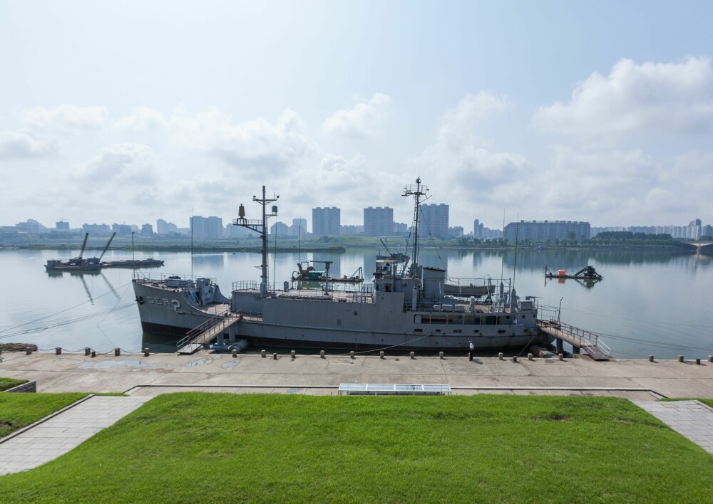 <b>KAPRET OG BORTFØRT:</b> USS «Pueblo» er det eneste amerikanske skipet som holdes i varetekt av en annen nasjon, etter at det ble kapret utenfor kysten av Nord-Korea i 1968. 