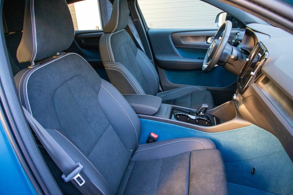 <b>GLANSNUMMER:</b> Sedvanlig høy sittekomfort i forsetene hos Volvo. 