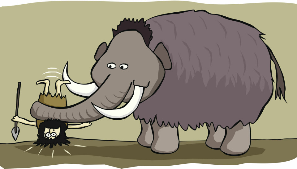 STEINALDERMANNEN: At mannen raskt glemmer ubehagelige opplevelser, kan ha hatt sine fordeler opp gjennom historien.