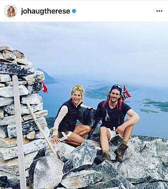<b>SPREKT PAR:</b> Therese og kjæresten Nils Jakob Hoff deler ofte bilder fra sine turer på Instagram.