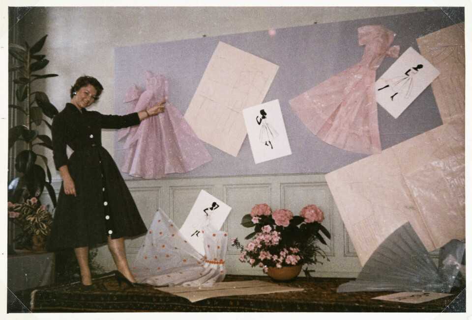 MOTESTUDENTEN: En av grunnene til at hun valgte en moteskole i Sveits, var at hun der kunne kombinere studiene med sin store hobby, nemlig å stå på ski.