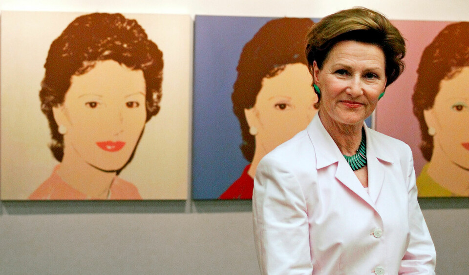 SONJA OG ANDY: i 1982 besøkte Sonja den store amerikanske kunstneren Andy Warhol og lot seg fotografere av ham i New York. Det resulterte i seks flotte bilder.