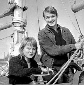 <b>DRO TIL HELLAS:</b> Forfatteren Axel Jensen og Marianne Ihlen giftet seg i 1958 og flyttet til den greske øya Hydra, der de levde et turbulent kunstnerliv. 