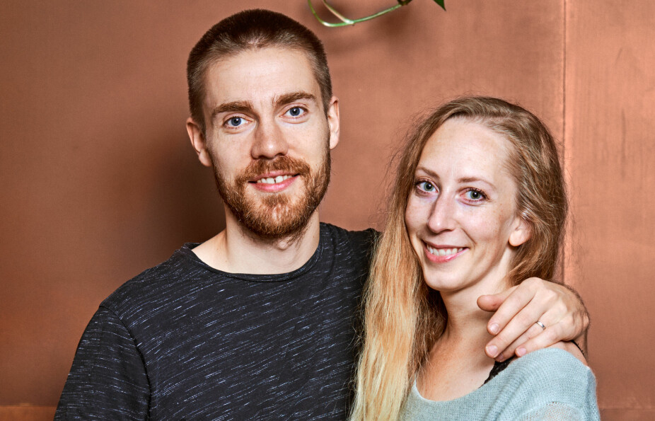 <b>KJÆRLIGHET:</b> Kaja ble kjent med Bård Lunde via en chattekanal og tok sjansen på å flytte til han i Oslo. Nå er de gift. 