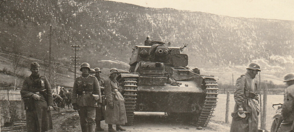 Da kampene i Gudbrandsdalen var som hardest, kjørte tyskerne frem sitt hemmelige våpen