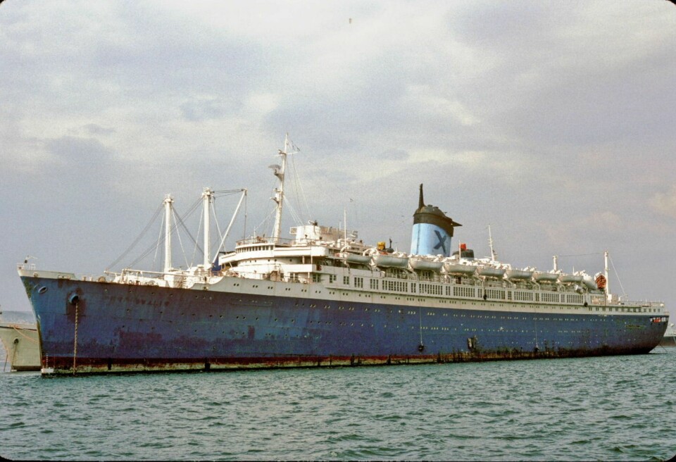 PREGET: For en periode på midten av 80-tallet het hun SS «Noga» og skulle etter planen bli bygd om til fengselsskip.