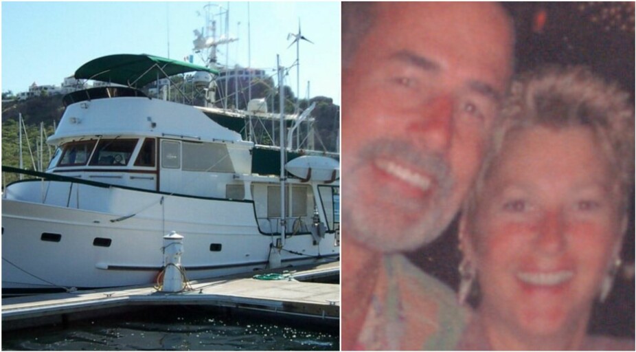 <b>GRUSOM SKJEBNE: </b>Tom og Jackie bestemte seg for å selge yachten. De kunne ikke funnet en verre kjøper.