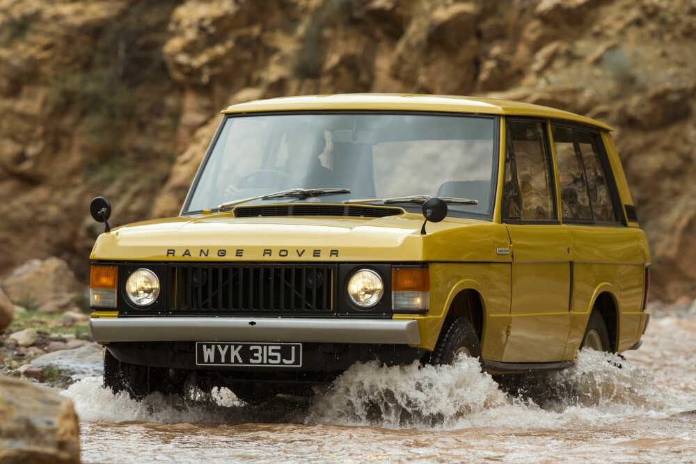 <b>1970:</b> Det er over 50 år siden Range Rover ble lansert for første gang. Dagens versjon er femte generasjon. 