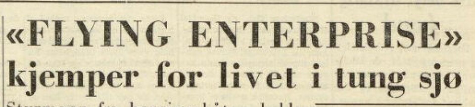 DRAMA I SPALTENE: Også her til lands fulgte folk spent med på utviklingen i Atlanterhavet.