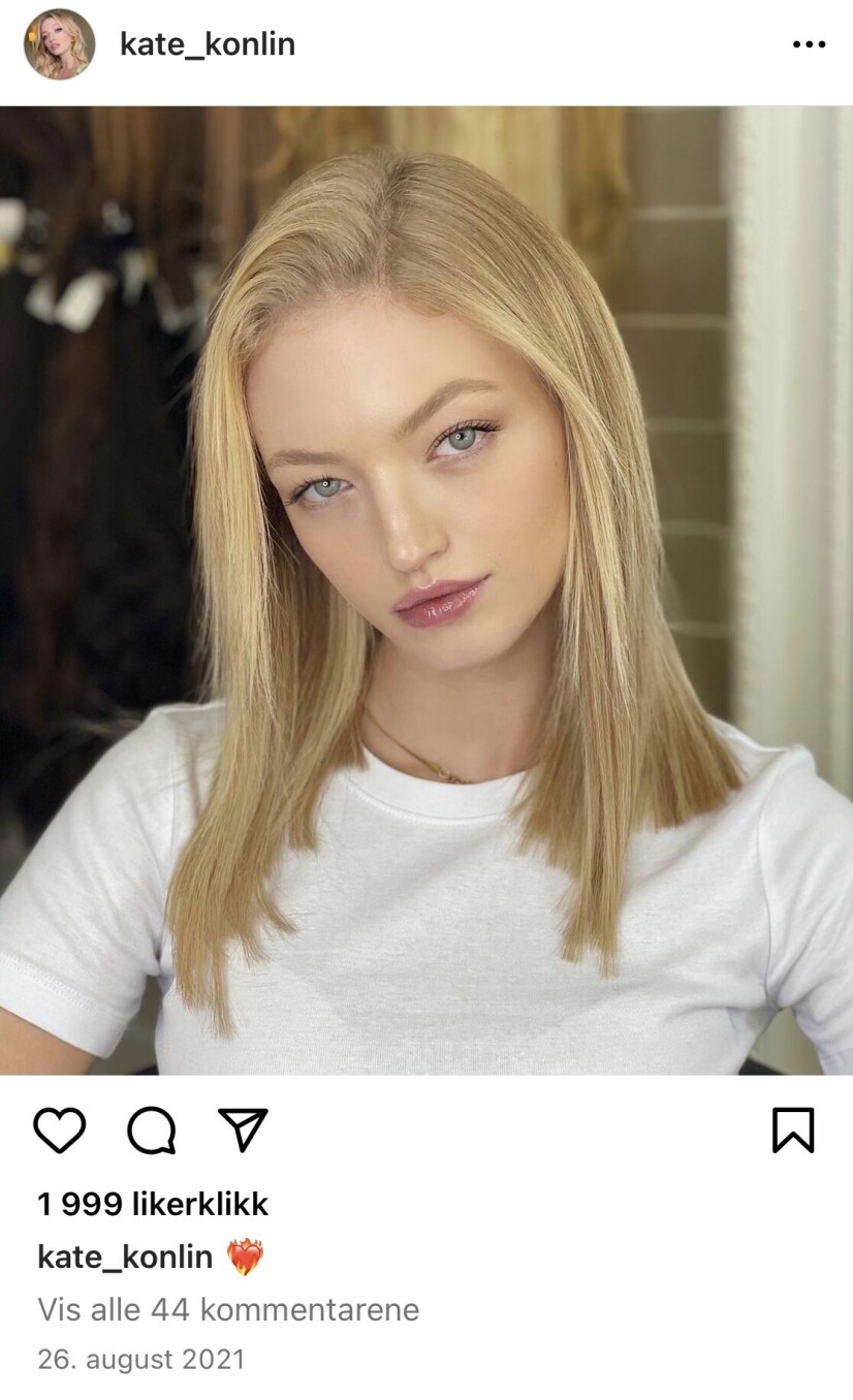 KATE KONLIN: Simon Leviev sin nye kjæreste er en israelsk modell med navn Kate Konlin (24).