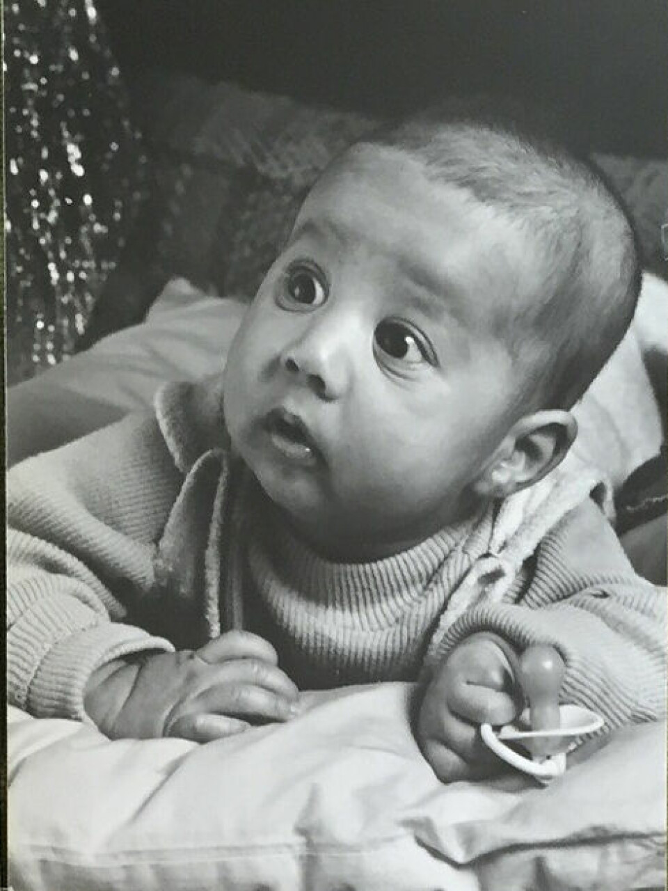 FORLATT: Dette bildet ble tatt av sykepleierne som passet på Abid på Ullevål sykehus. Etter fødselen dro foreldrene til et bryllup i Pakistan og forlot sin syke sønn på sykehuset i to måneder.