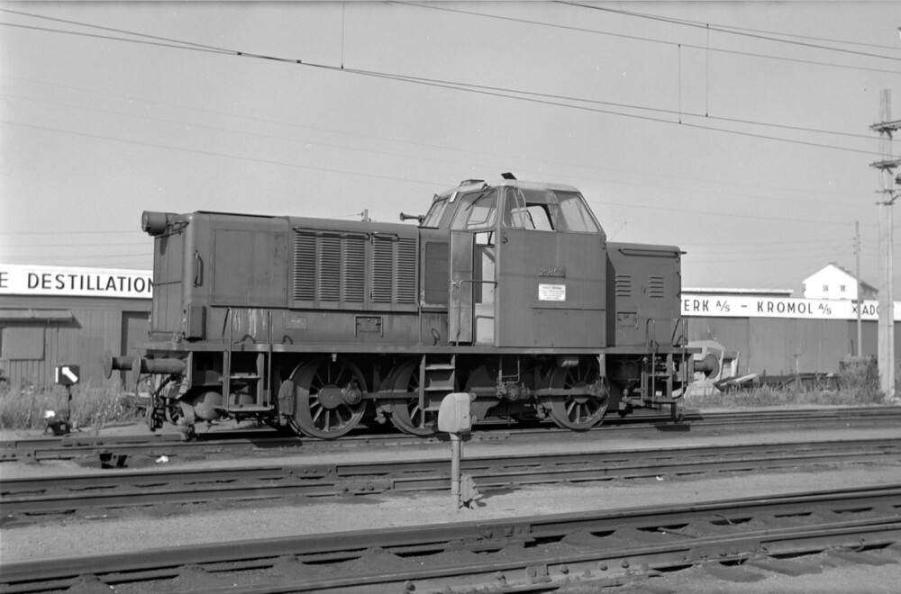 <b>HENSATT:</b> Et skiftelokomotiv hensatt på rangeringsområdet til Grefsen stasjon. Et slikt lokomotiv sto i veien og utløste serien av hendelser som ledet opp til dødsulykken inne i Østbanehallen.