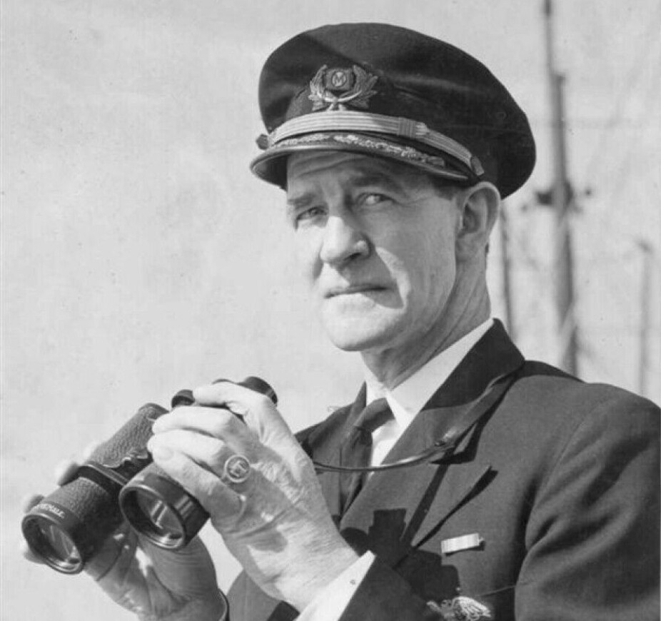 OVERLEVDE: Kaptein William Anderson McHale lot seg ikke vippe av pinnen av tyskerne.