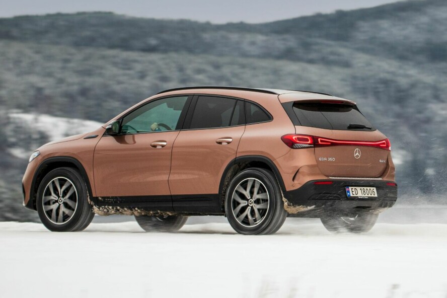 MERCEDES: En typisk kompakt crossover i fasong og størrelse. Den bilen du har best oversikt fra førerplassen i.