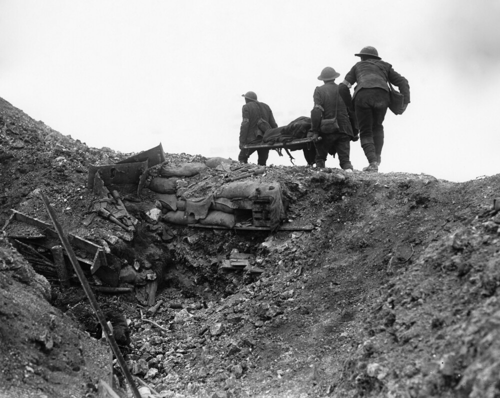 <b>BLODIG:</b> Ved elven Somme pågikk særdeles blodige nærkamper i juli 1916. Blod­badet var av et omfang verden ikke tidligere ikke hadde sett. Lyder Ramstad kjempet på dette frontavsnittet. Andre nordmenn også. På motsatt side.