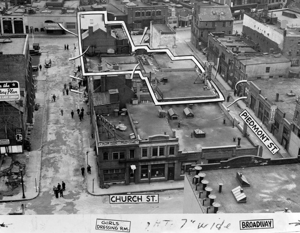 GIGANTISK: Cocoanut Grove utgjorde et helt kvartal.