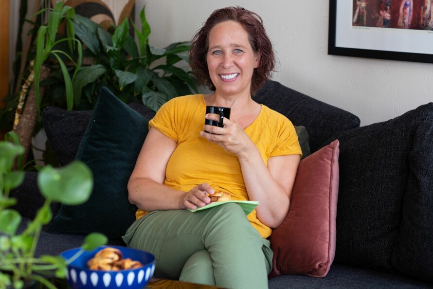 NØYDSOM: Gro Kristin lever forstsatt på stramt budsjett.