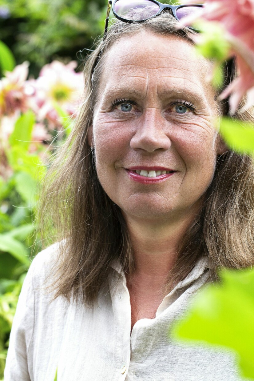 Monica Andersson og mannen Jean Christiansen bygget om den gamle smien til et fantastisk oransjeri.