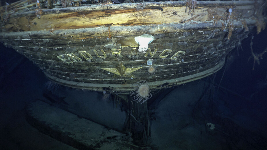 <b>LIKE HELT: </b>Det norske polarskipet sank i 1915. Nå er vraket fra fiaskoekspedisjonen funnet.