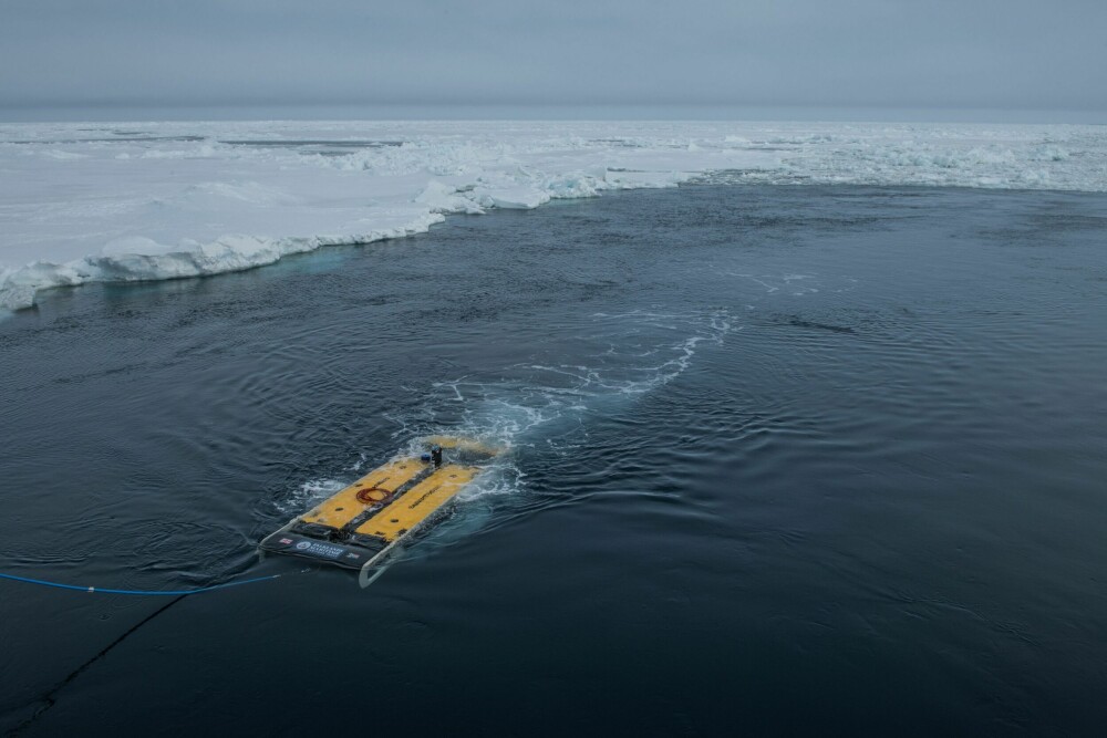 <b>MINIUBÅT:</b> Denne undervanns­dronen fant «Endurance» på samme sted som skipets kaptein noterte i loggboken.