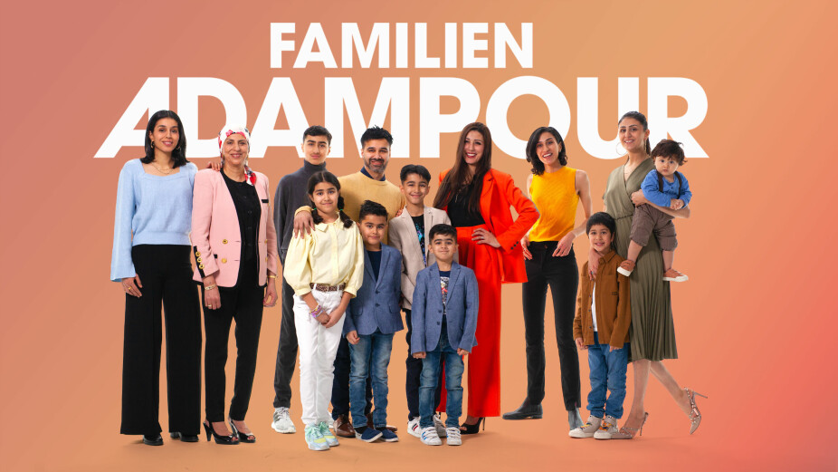 SPENSTIG FAMILIE: Familien Adampour gir oss et innblikk i en storfamilie med røtter fra Iran.