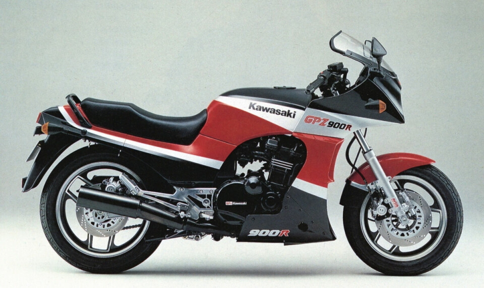 FØRST I 250: I 1983 kom Kawa med GPZ 900R. Den første gatesykkelen som var god for over 250 km/t.