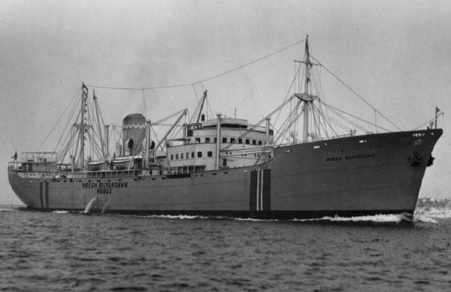 <b>SKIPENE:</b> «Høegh Silverdawn» (avbildet her) og «Ferncastle» (øverst i saken) ble senket i samme farvann i midten av juni 1943.