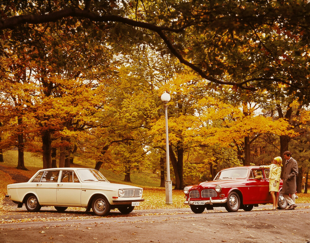 <b>AMAZON:</b> Volvo 144 ble produsert sammen med Amazon fra 1967 til 1970. 