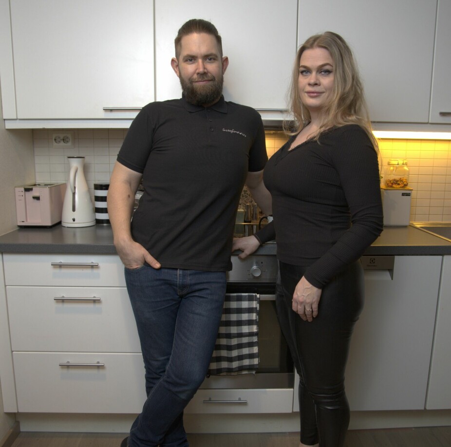TOTAL FORVANDLING: Kenneth og Ena-Maria har sammen gått ned over 80 kilo.