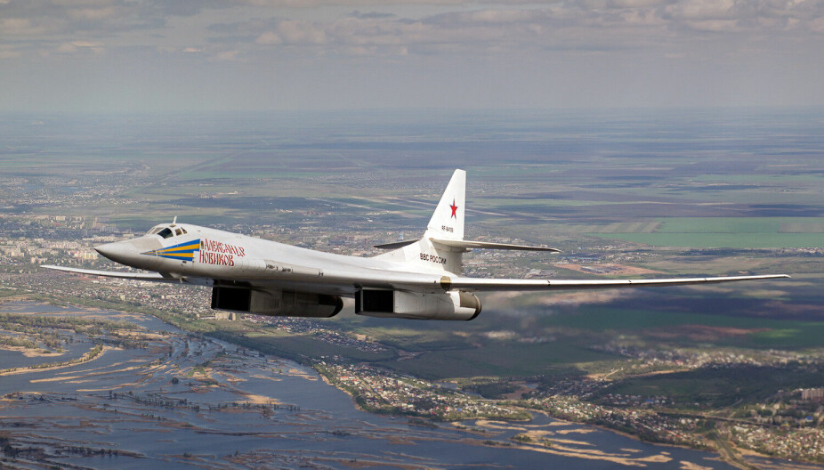 TU-160:: Flyet er godt synlig på radar, men toppfarten gjør det vanskelig å avskjære.