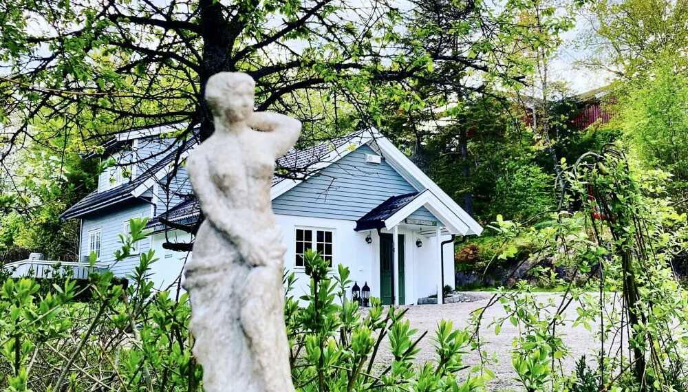 IDYLLISK: Det lille huset i Tønsberg har nå blitt et populært mål for de som ønsker tyrkisk spabehandling.