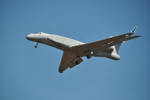 <b>G550 CAEW:</b> Flere land satser nå på overvåkningsfly basert på større privatjet-utgaver. 