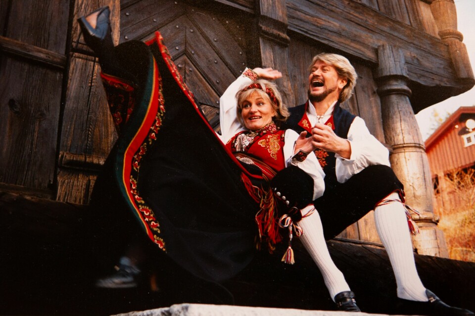 TOPPEN BECH: På 1980-tallet ble Terje headhuntet av Toppen Bech til God morgen, Norge!, og de to ble et radarpar i fjernsynet i flere år. Blant annet laget de programmer om kongelige sammen.