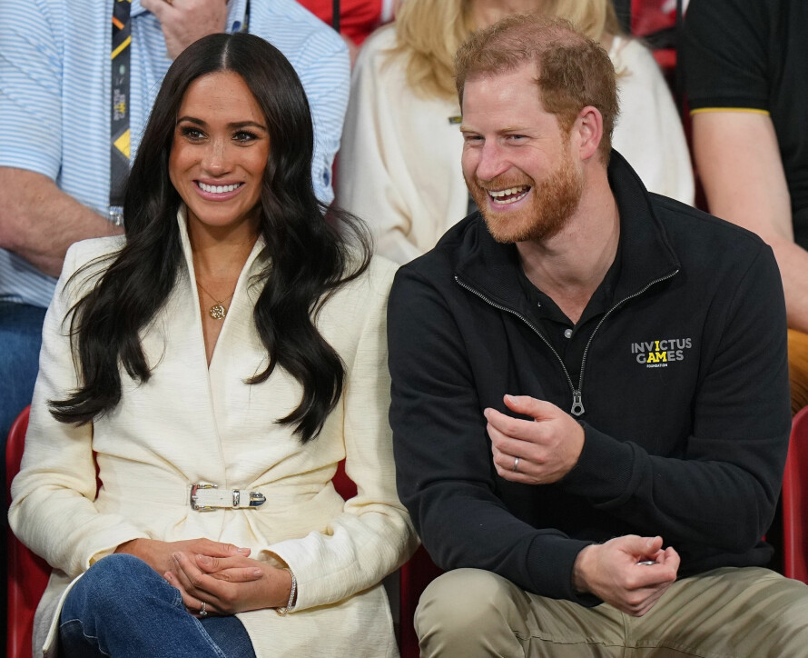 MEGHAN OG HARRY: Hertuginne Meghan dro hjem til barna i USA etter to dager, men prins Harry var til stede under årets utgave av hjertebarnet Invictus Games.