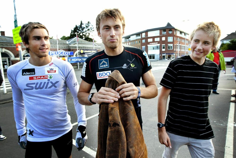 <b>BRØDRETRIO:</b> Tomas, Petter og Even Northug har alltid stått hverandre svært nært og alle tre har hevdet seg på toppnivå innenfor langrennssporten. Her etter et renn på Hamar i 2010. 
