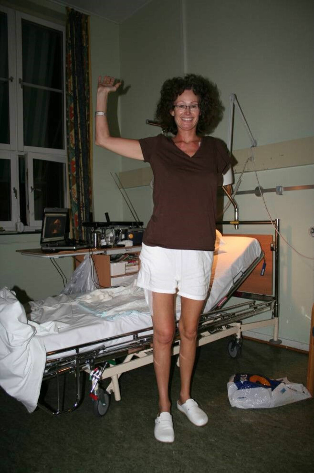 <b>DEN KULESTE DAMA:</b> På sykehuset bestemte Anne Grethe seg for å bli den kuleste dama i Norge med bare én arm. 