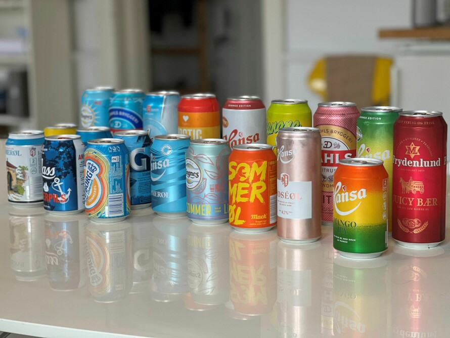 20 ØL: Stadig større utvalg av sommerøl, også i butikkene.