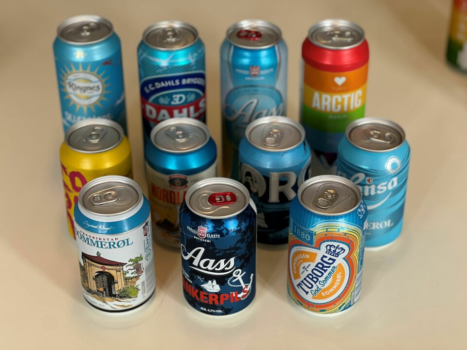 VANLIGE SOMMERØL: De litt mer tradisjonelle sommerølene.