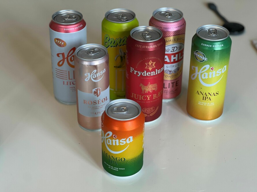 NY TREND: Etter at Hansa lanserte sin mango-IPA har det kommet mye rart på markedet.