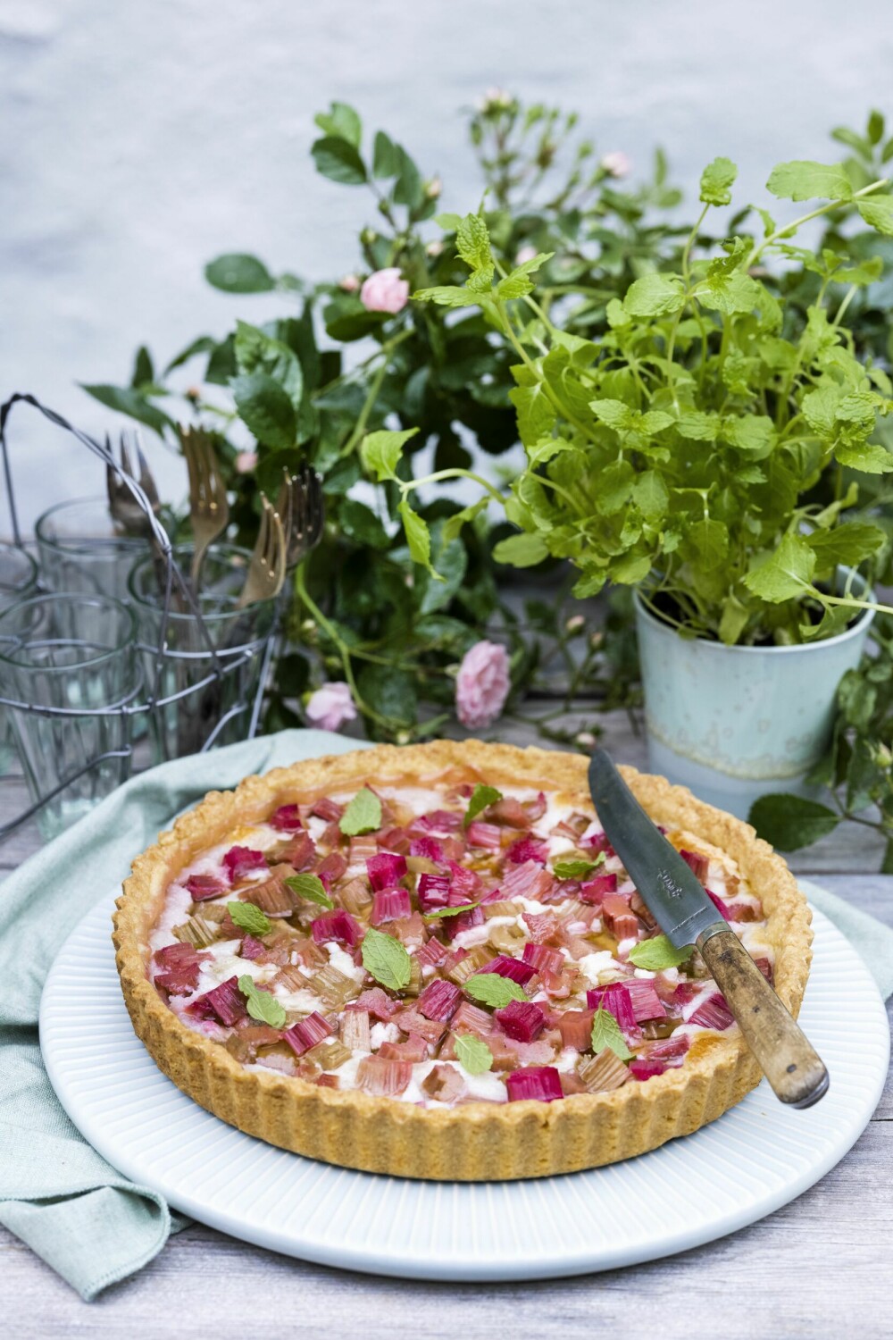 Rhubarb Tart. Rhubarb Tart.