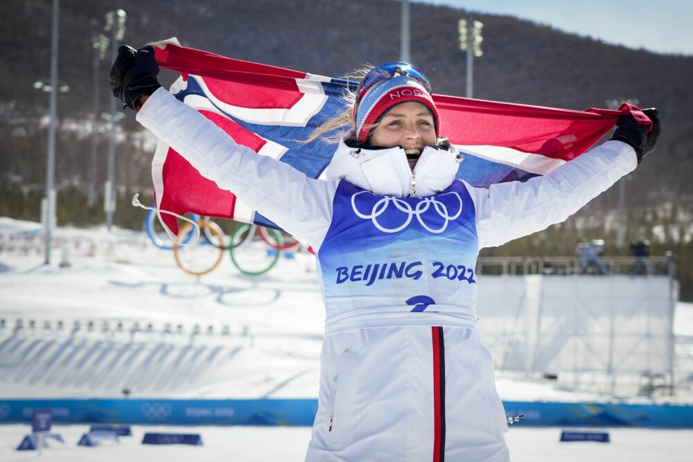 <b>OL 2022:</b> Therese Johaug satte punktum for karrieren i mars i år, og vant blant annet tre OL-gull i Beijing.