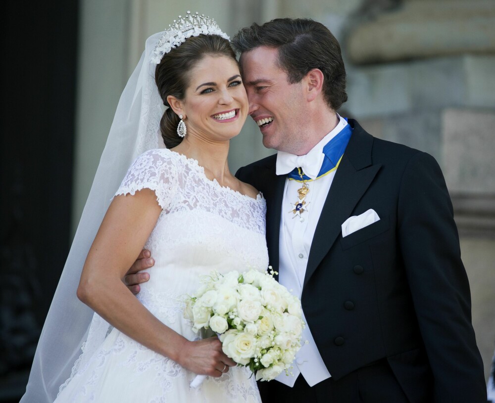 <b>CHRIS O'NEILL:</b> Prinsesse Madeleine og Chris O`Neill giftet seg i Stockholm 8. juni 2013, og har ni års bryllupsdag denne uken.
