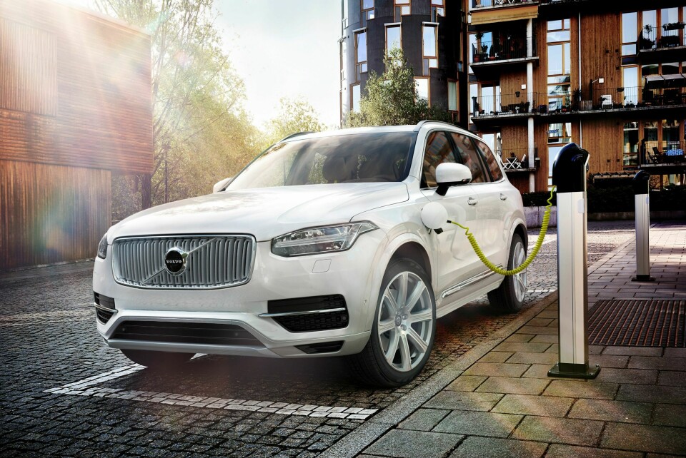 DEBUT: Andre generasjon Volvo XC90 ble lansert i 2014.