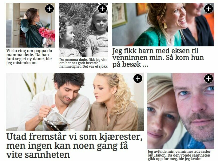 HISTORIER FRA VIRKELIGHETEN: Slik får du digital tilgang til Historier fra virkeligheten fra Hjemmet og Norsk Ukeblad.