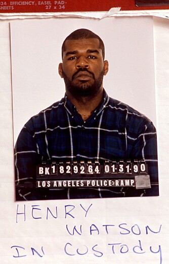 <b>L.A. FOUR:</b> De fire mennene som angrep forsvarsløse Reginald Denny fikk kalle­navnet «L.A. Four». Henry Keith Watson var en av dem. Han har senere uttalt at han ikke angret på angrepet. 