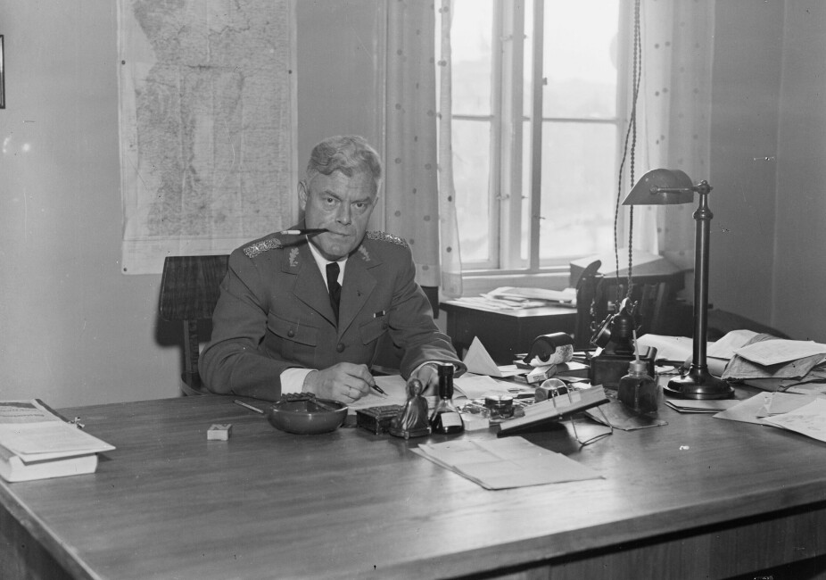 <b>TABBE-AKSJON:</b> NS-minister Jonas Lie ledet selv aksjonen mot Osvald-gruppen på Sollia i Søndre Land 31. mai 1944.